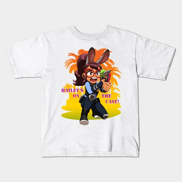 Hailey's On It! - Hailey Banks Judy Hopps (T-Shirt) Kids T-Shirt by Reddanmanic